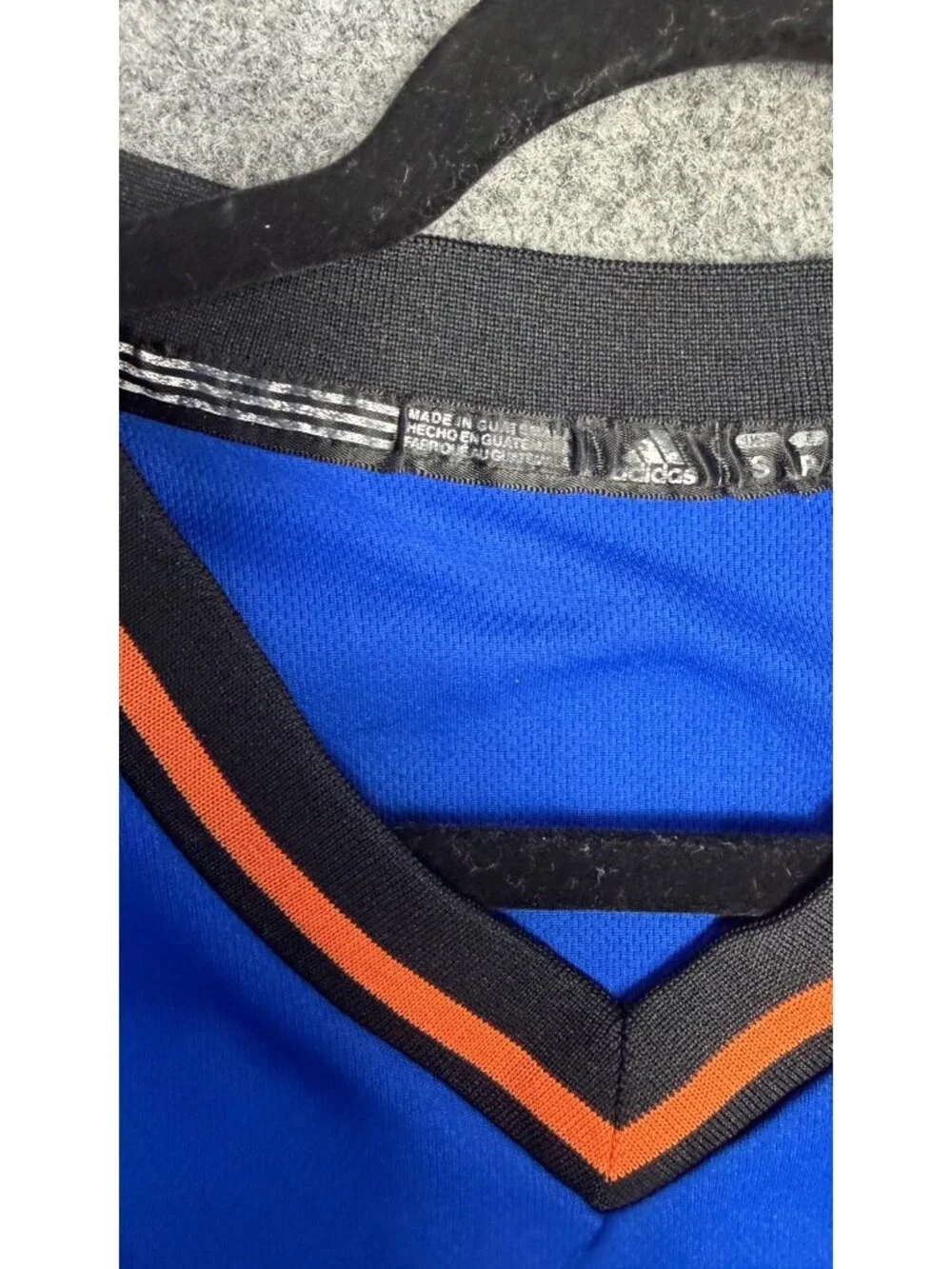 Adidas New York Knicks Carmelo Anthony #7 Blue NBA Player Jersey Size S